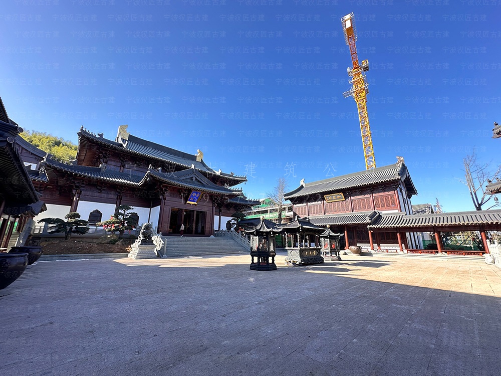 海宁古建筑设计，海宁寺庙装修设计与施工落地