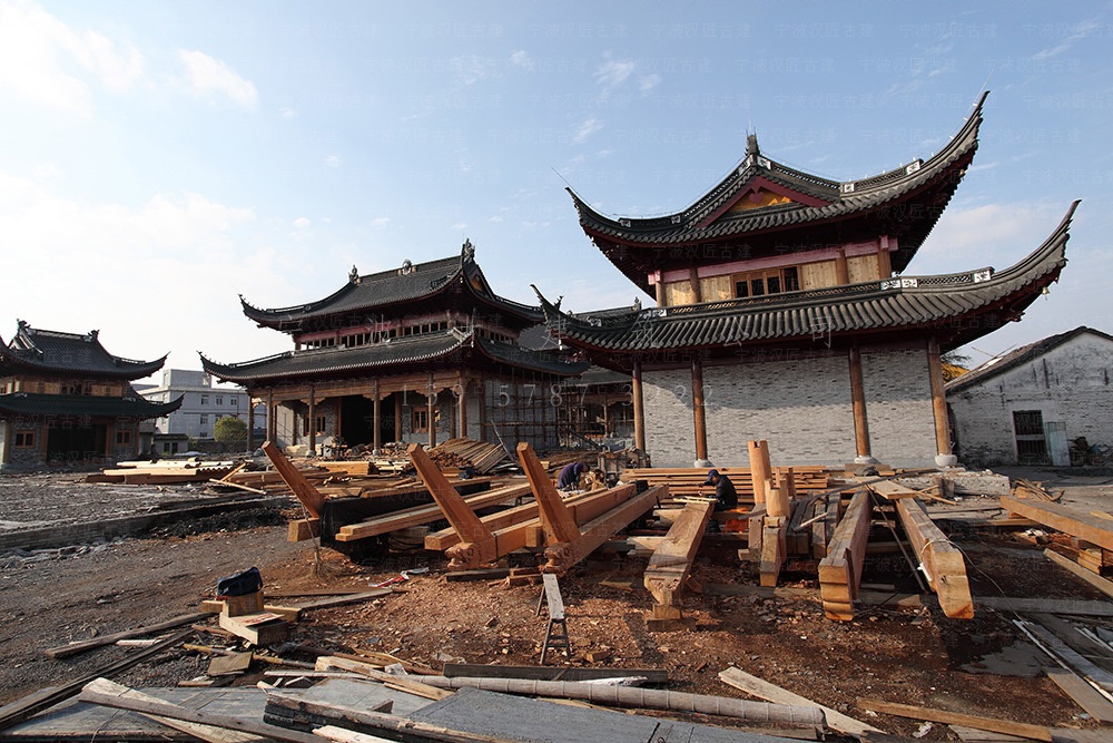 海宁古建筑设计，海宁佛教建筑方案设计与施工装修