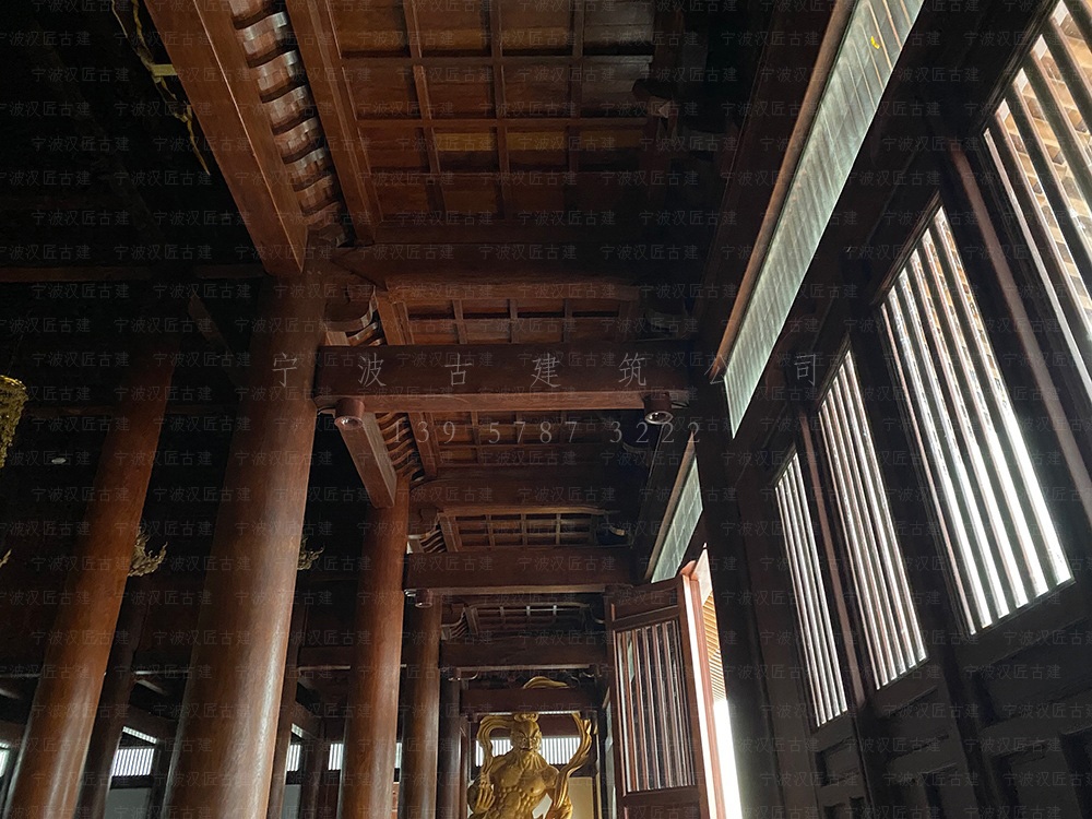 嵊州古建筑设计，嵊州寺院装修设计与施工落地