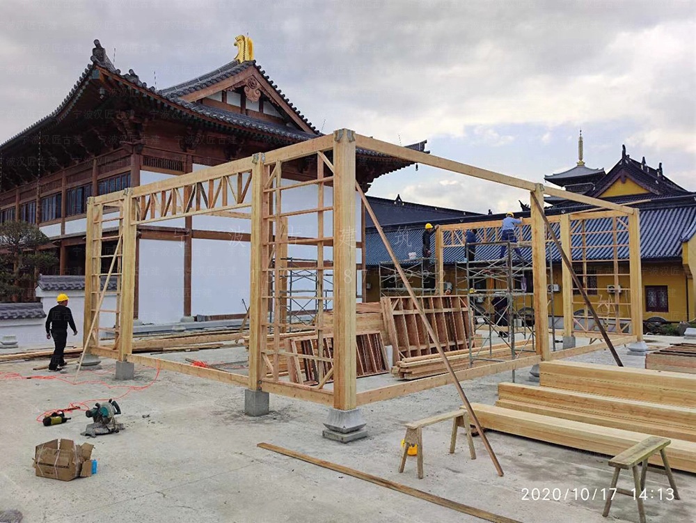 平湖古建筑设计，平湖寺院总体规划与施工装修服务