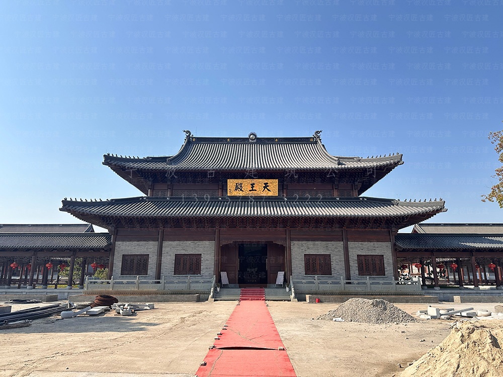 天台古建筑设计，天台宗教建筑规划设计施工全案