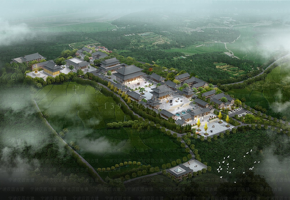 平湖古建筑设计，平湖宗教建筑方案设计与施工装修