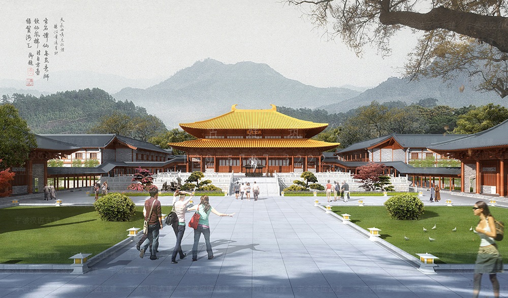 嵊州古建筑设计，嵊州寺庙规划设计与工程施工一体化