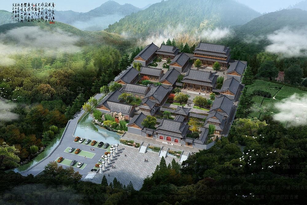兰溪古建筑设计，兰溪寺庙装修设计与施工落地