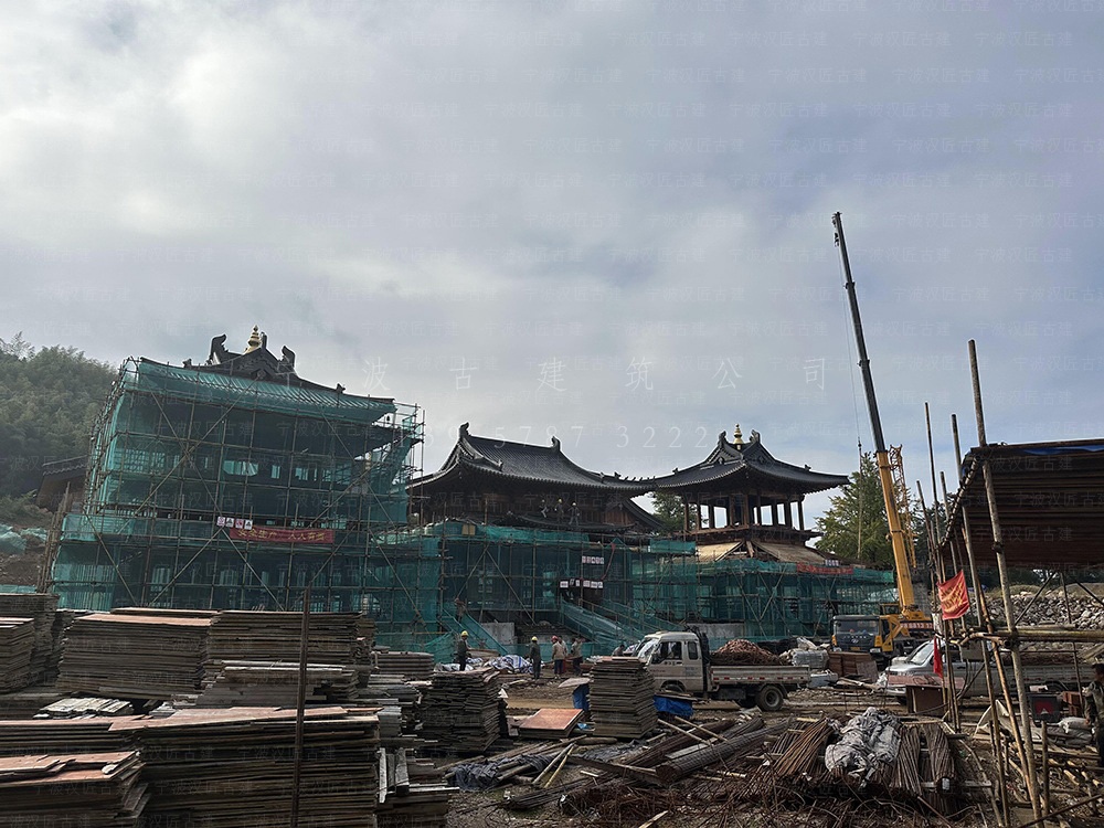 嵊州古建筑设计，嵊州寺庙方案设计与施工一体化